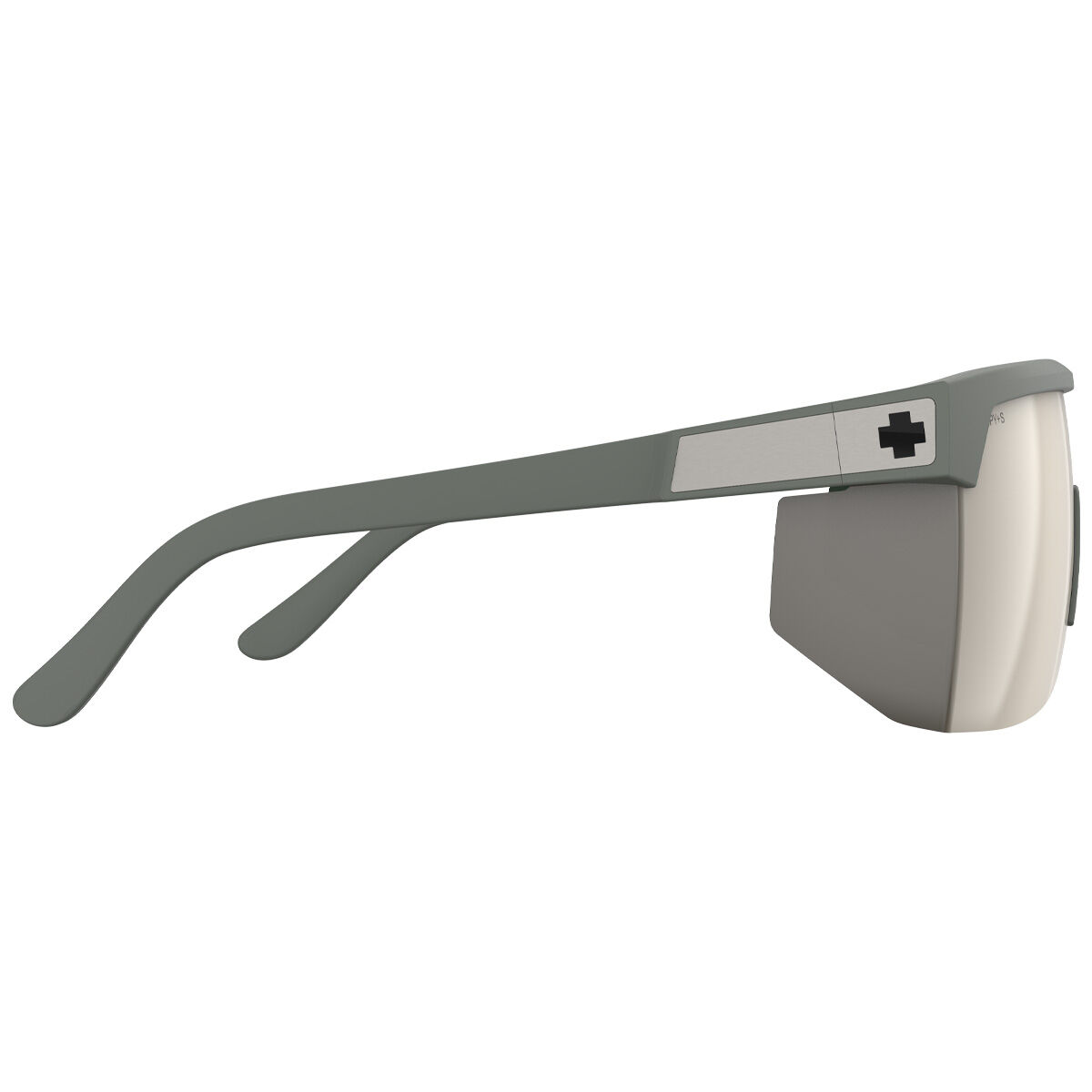 SUPER FLYNN, Matte Olive Green-Happy Bronze Pewter Mirror, hi-res image number null